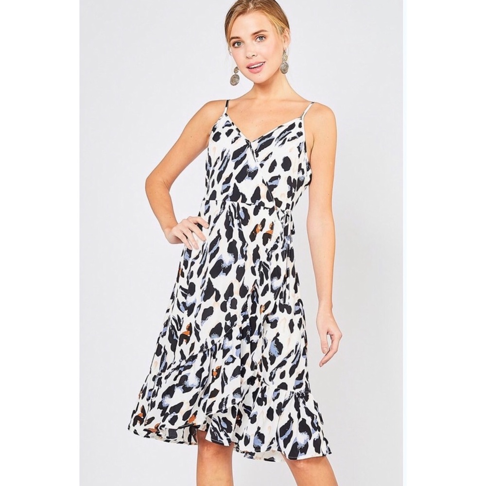 Leopard Wrap Dress